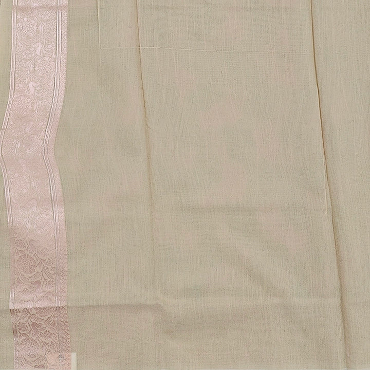 Hayagrivas Sage-Olive Fancy Cotton Saree SSCBF121H2-6
