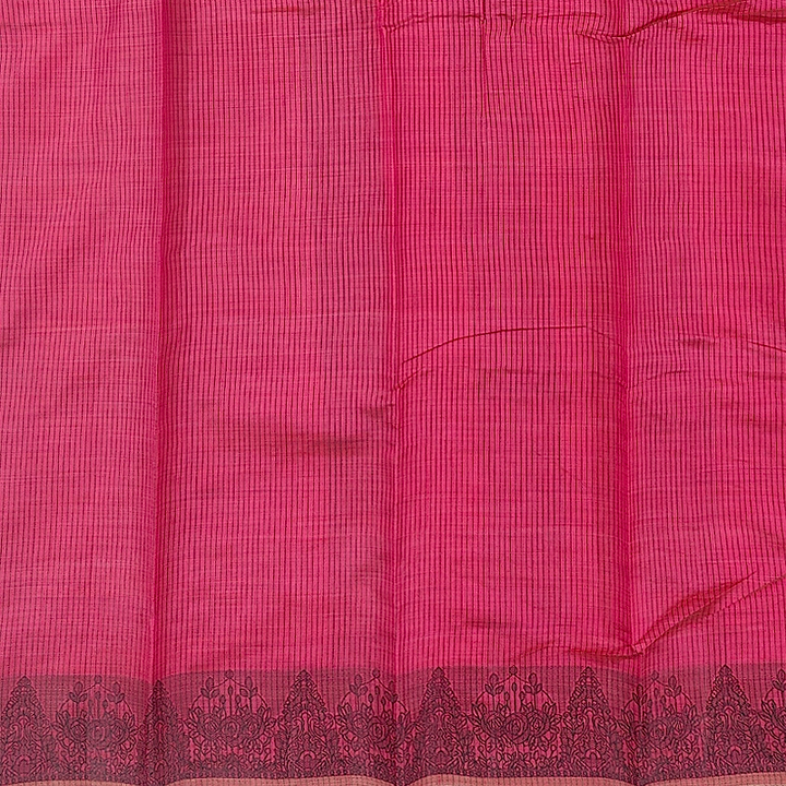 Hayagrivas Fuchsia-Pink Fancy Cotton Saree SSCBF121H3-7