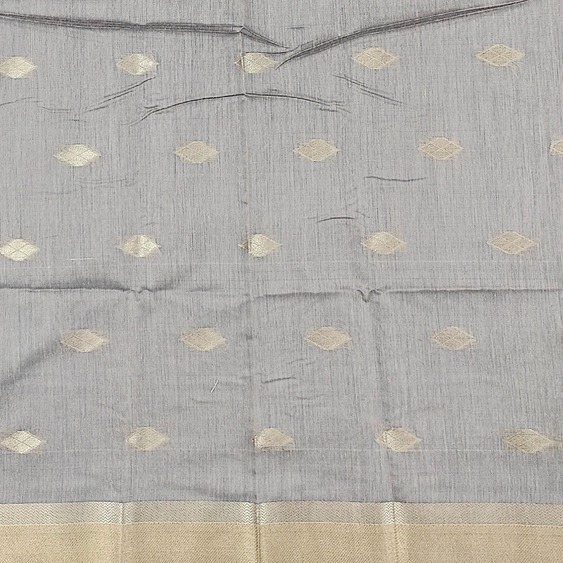 Hayagrivas Peacock Teal Fancy Cotton Saree SSCBF121H4-25