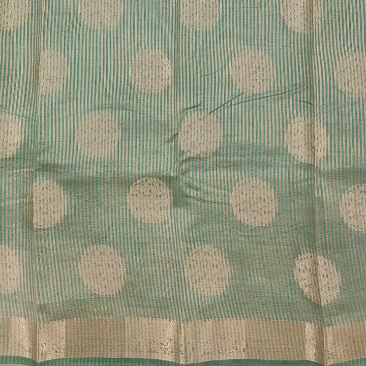 Hayagrivas Sea Green Fancy Cotton Saree SSCBF121H7-6