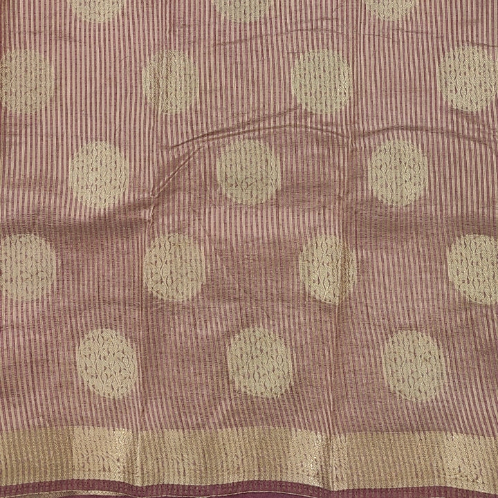Hayagrivas Dusty Rose Fancy Cotton Saree SSCBF121H7-9