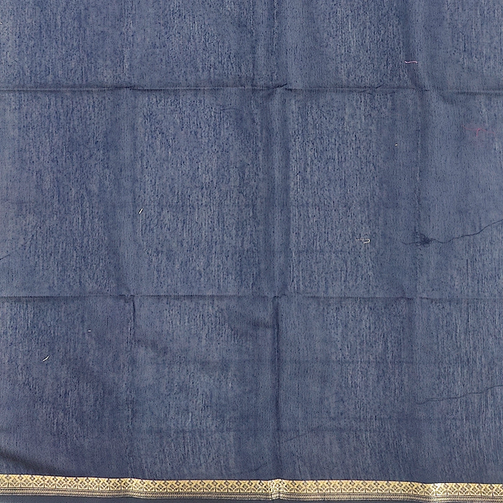 Hayagrivas Navy Blue Fancy Cotton Saree SSCBF121H9-4