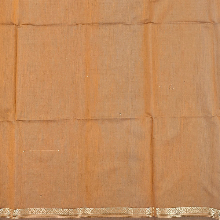 Hayagrivas Mustard-Brown Fancy Cotton Saree SSCBF121H9-5