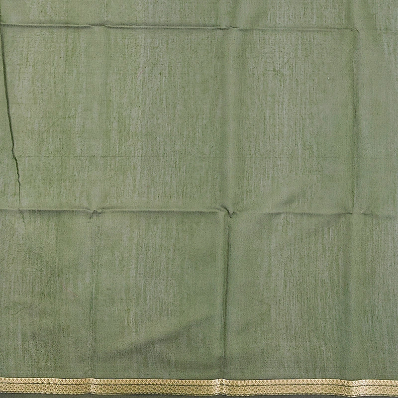 Hayagrivas Olive Green Fancy Cotton Saree SSCBF121H9-7