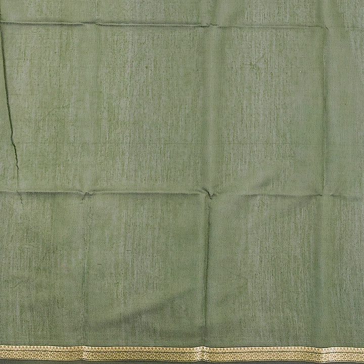 Hayagrivas Olive Green Fancy Cotton Saree SSCBF121H9-7