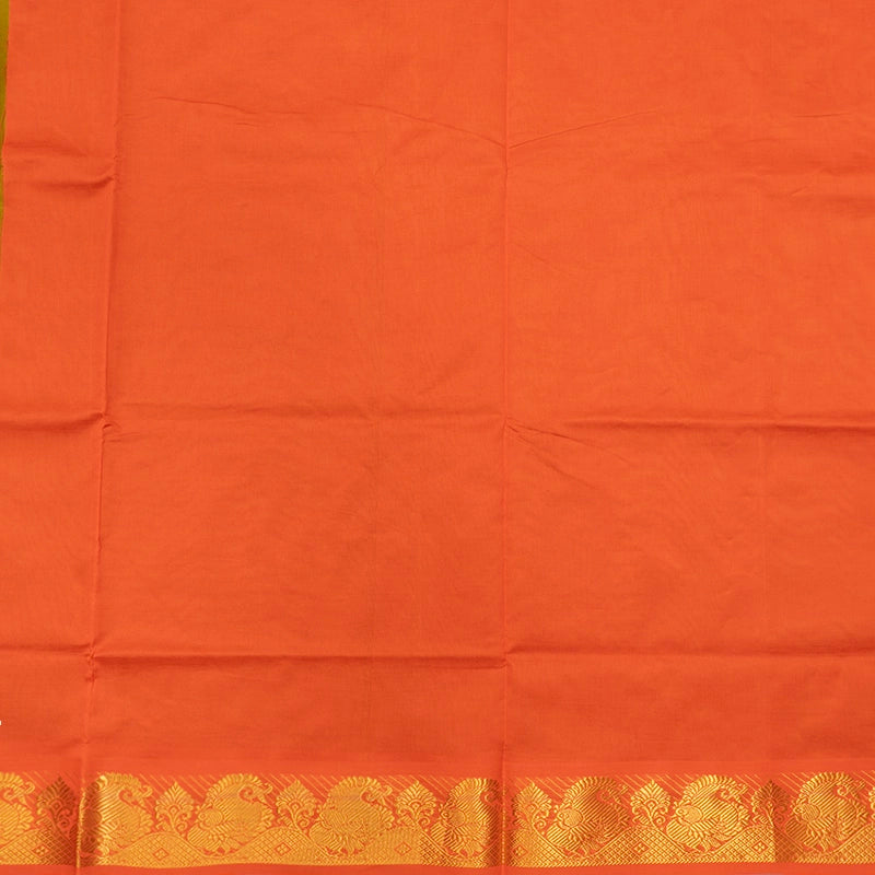Hayagrivas Warm Mustard Semi Silk Cotton Saree SSCBF164I1-47