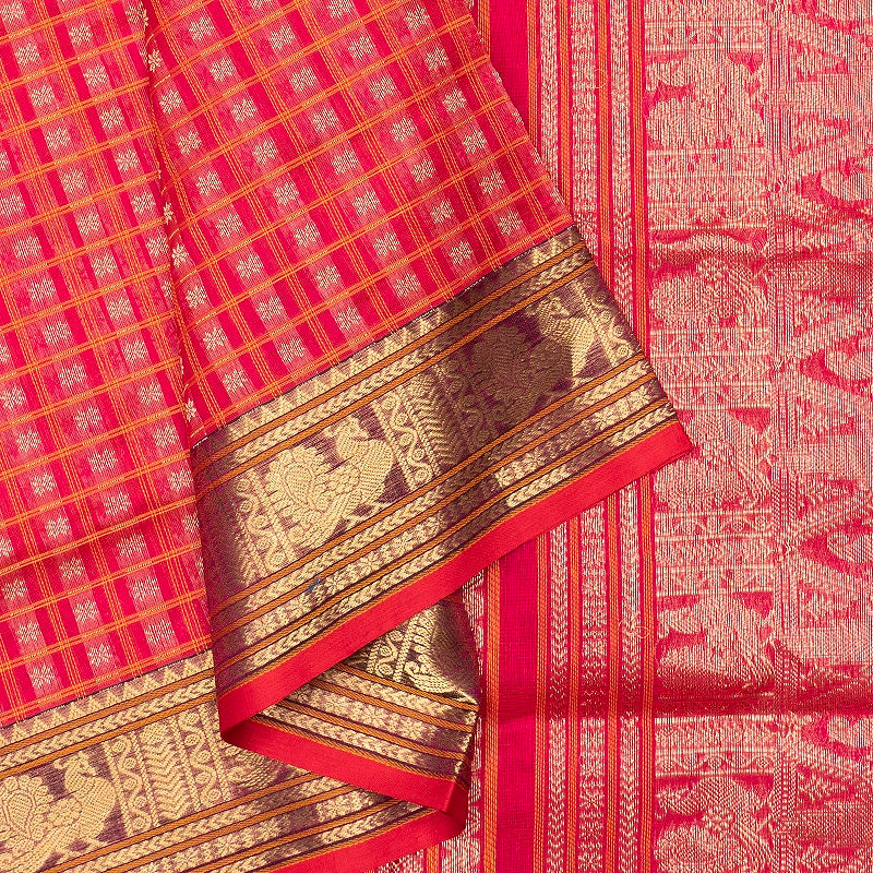 Hayagrivas Rani Pink Kanchi Silk Cotton Saree SSCBF179I12-6