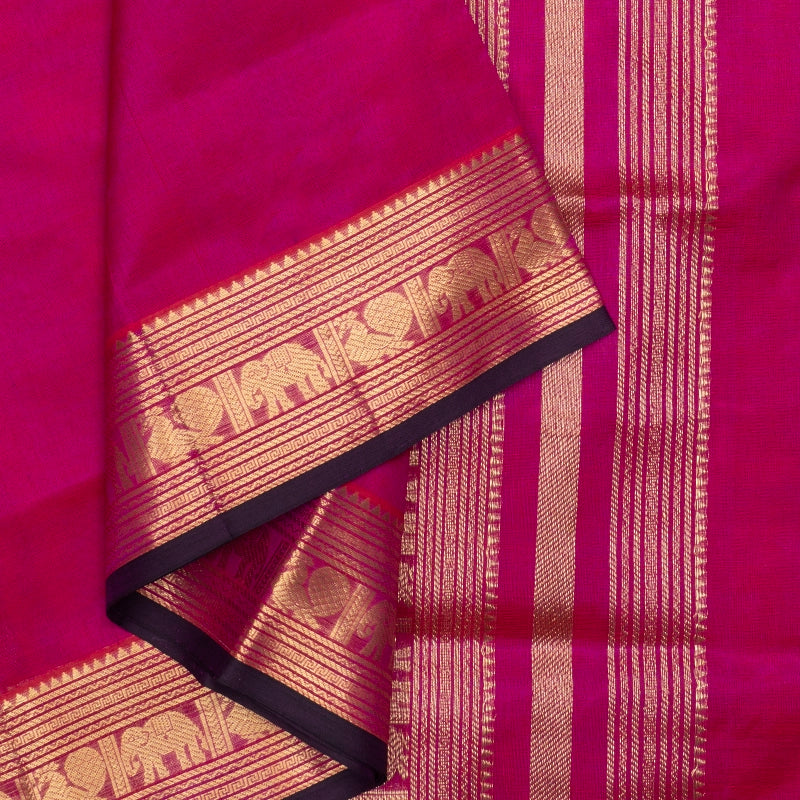 Hayagrivas Rani Pink Kanchi Silk Cotton Saree SSCBF179I5-8