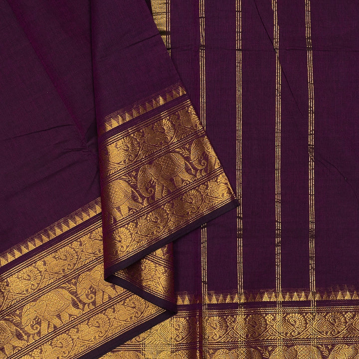 Hayagrivas Nagapazham Handloom Chettinad Cotton Saree SSCBF188J2-1