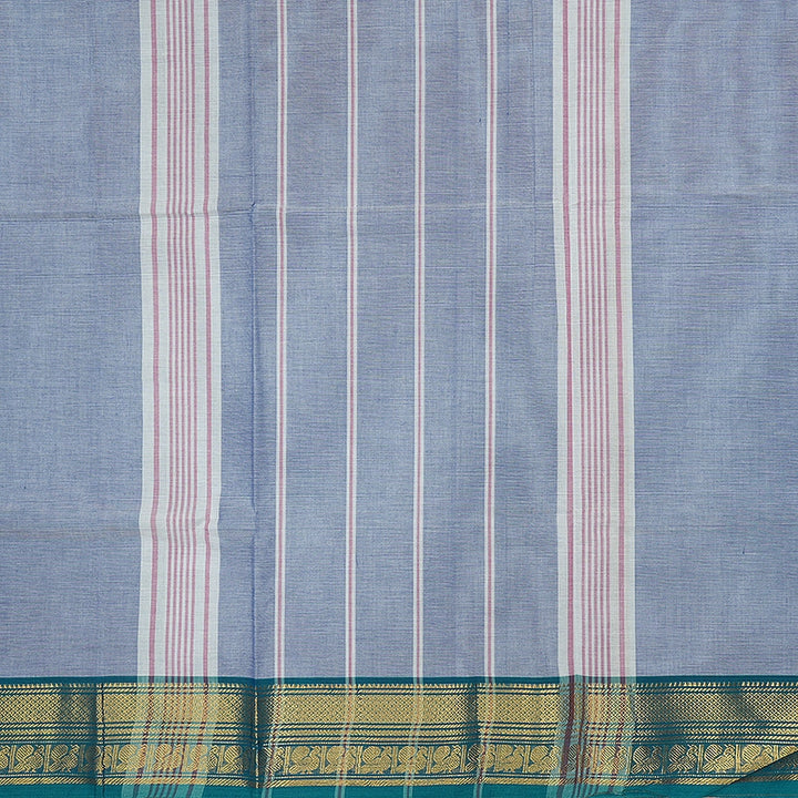 Hayagrivas Powder Blue Handloom Chettinad Cotton Saree SSCBF209J1-61