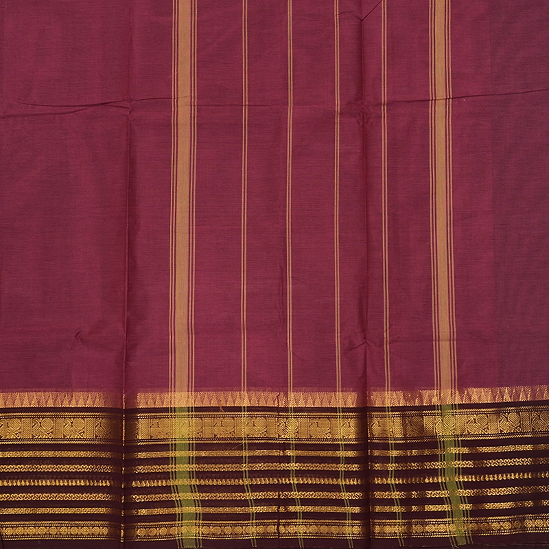 Hayagrivas Dusky Pink Handloom Chettinad Cotton Saree SSCBF209J1-8