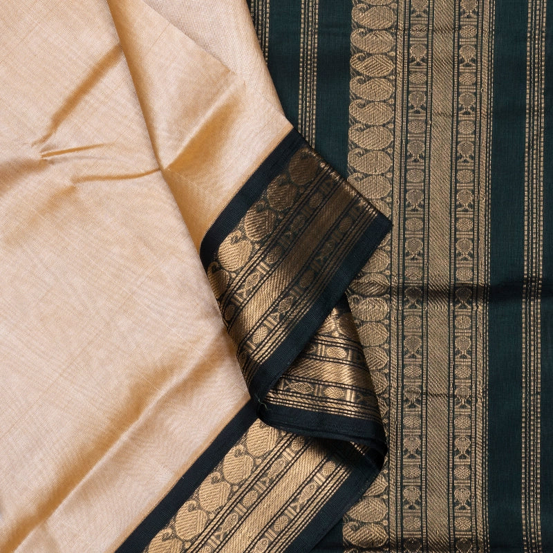 Hayagrivas Cream Pure Silk Cotton Saree SSCBF34D1-42