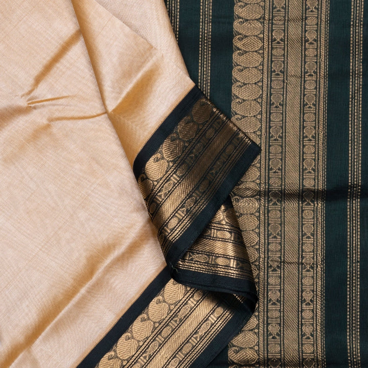 Hayagrivas Cream Pure Silk Cotton Saree SSCBF34D1-42
