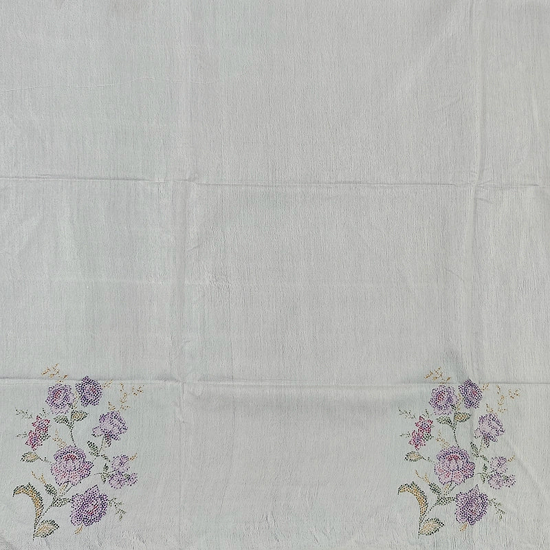 Hayagrivas Half-White Fancy Cotton Saree SSCBF68E6-10