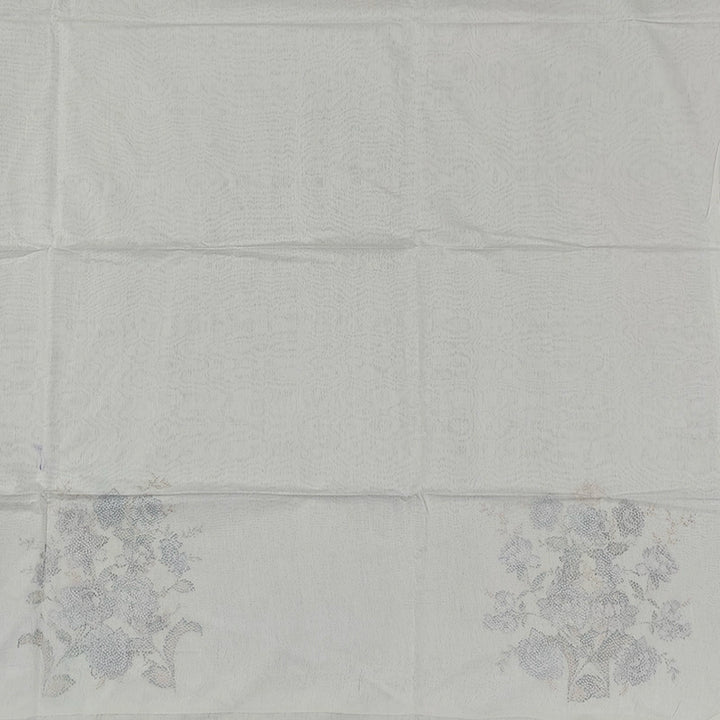Hayagrivas Half-White Handloom Linen Saree SSCBF68E6-6
