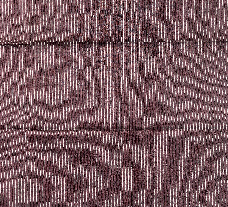 Hayagrivas Deep Wine Handloom Linen Saree SSCBF69E11-4