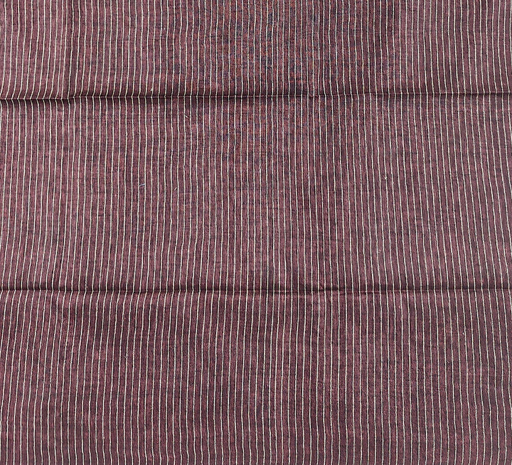 Hayagrivas Deep Wine Handloom Linen Saree SSCBF69E11-4