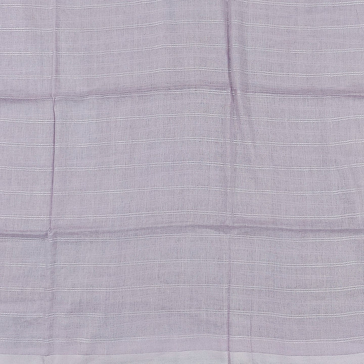 Hayagrivas Lilac Handloom Linen Saree SSCBF69E7-1