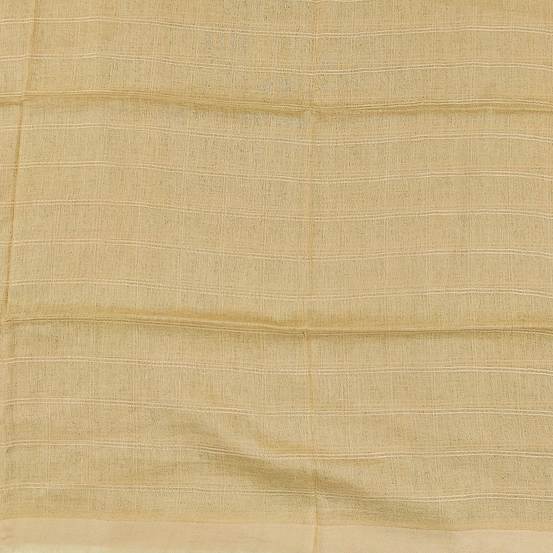 Hayagrivas Yellow Handloom Linen Saree SSCBF69E7-2