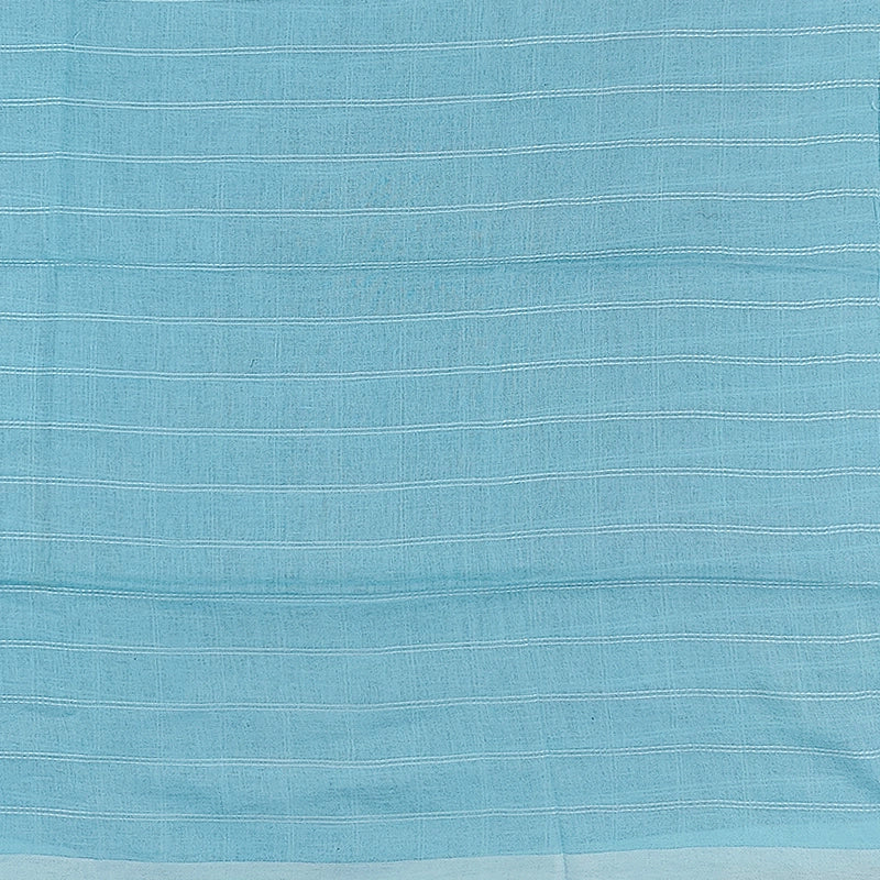 Hayagrivas Sky Blue Handloom Linen Saree SSCBF69E7-3