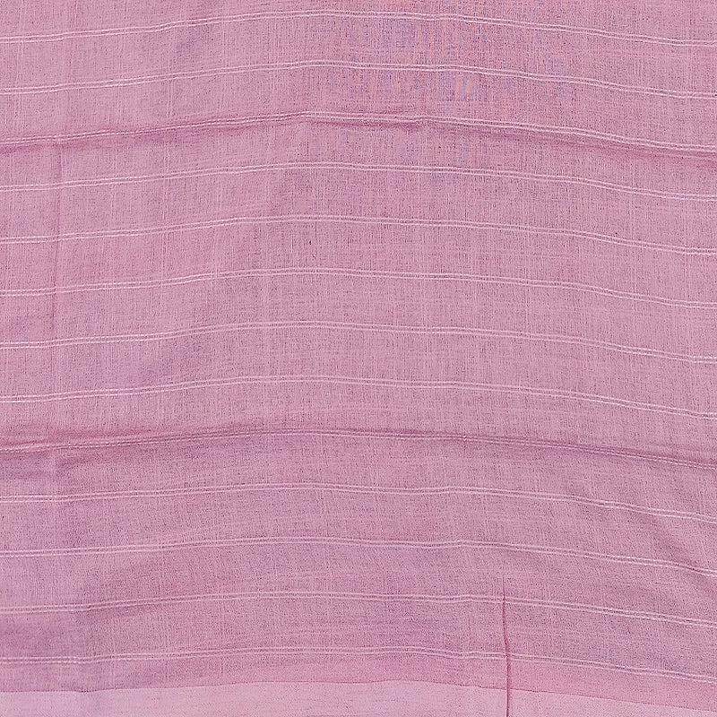 Hayagrivas Pink Handloom Linen Saree SSCBF69E7-5