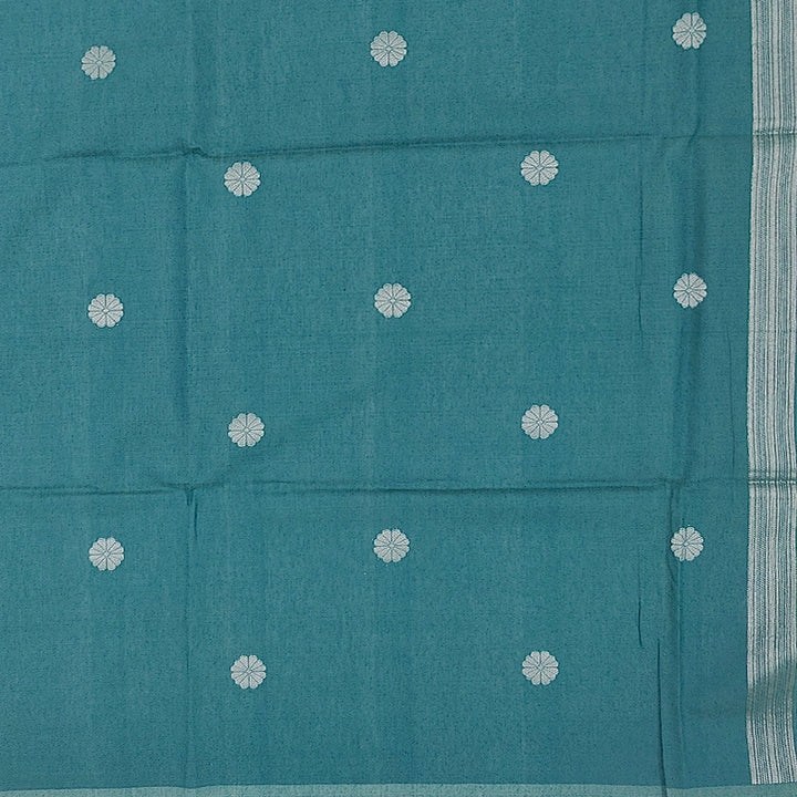 Hayagrivas Mint Green Fancy Cotton Saree SSCBF84F10-7