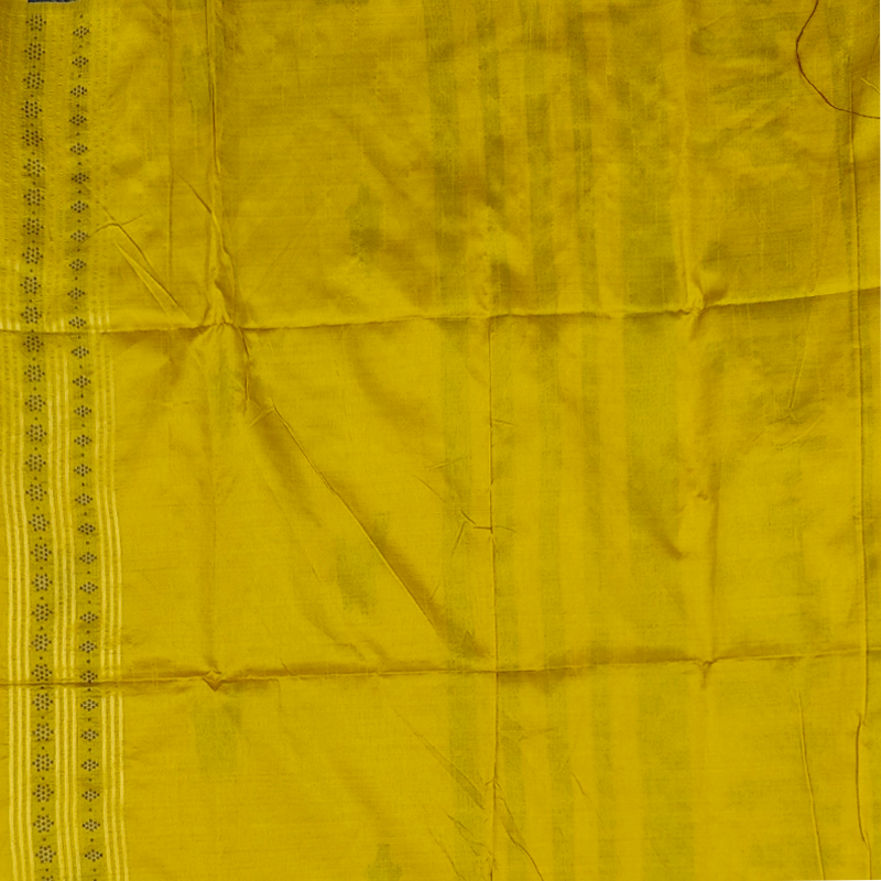 Hayagrivas Mustard Yellow Fancy Cotton Saree SSCBF84F13-3