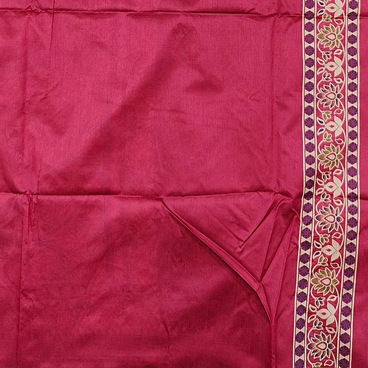 Hayagrivas Navy Blue Fancy Cotton Saree SSCBF84F14-3