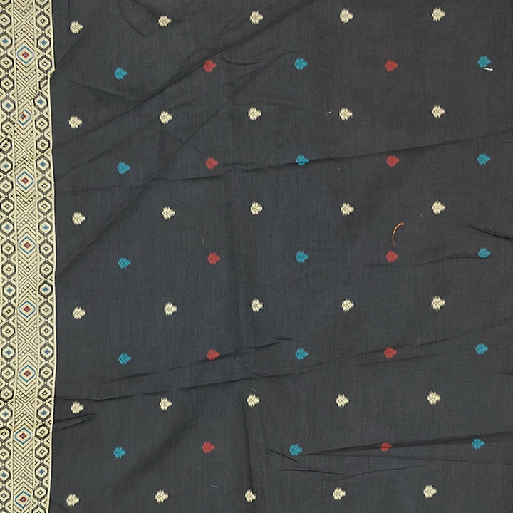 Hayagrivas Black Fancy Cotton Saree SSCBF84F19-11