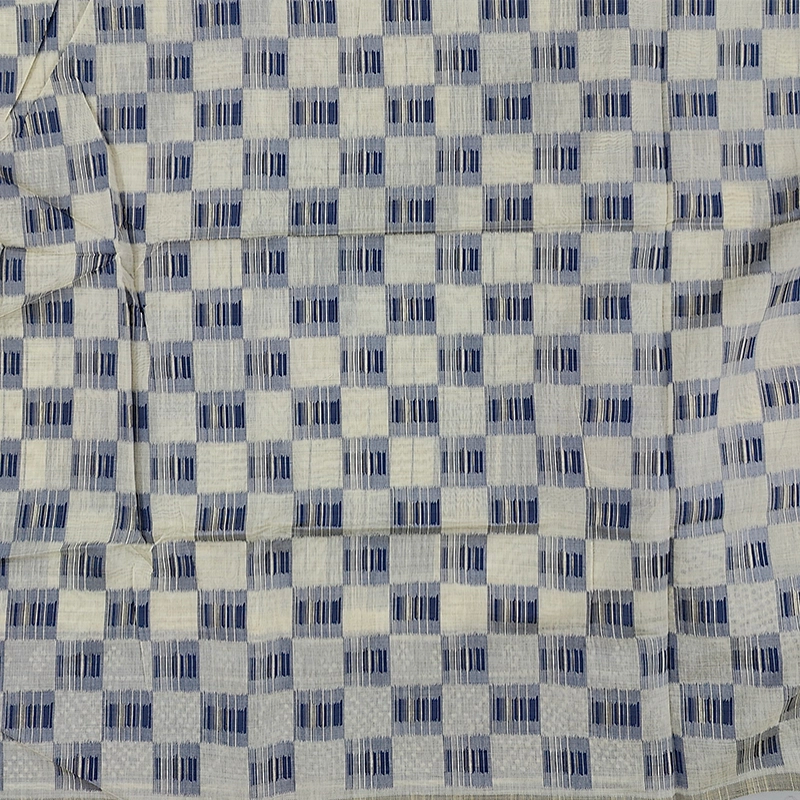 Hayagrivas Half-White Fancy Cotton Saree SSCBF84F19-18