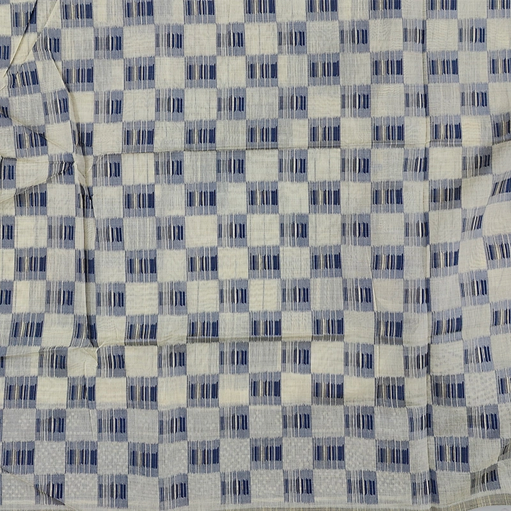 Hayagrivas Half-White Fancy Cotton Saree SSCBF84F19-18