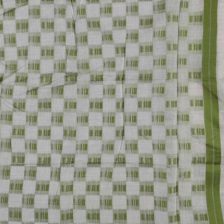 Hayagrivas Half-White Fancy Cotton Saree SSCBF84F19-21