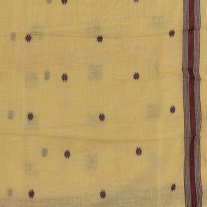 Hayagrivas Yellow Fancy Cotton Saree SSCBF84F9-14