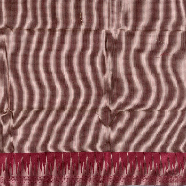 Hayagrivas Beige Fancy Cotton Saree SSCBF89F1-1