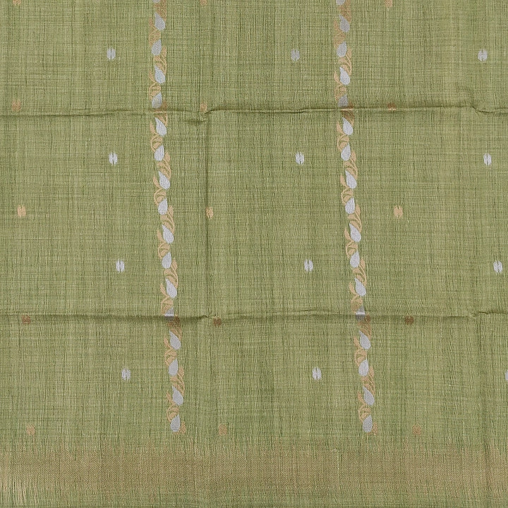 Hayagrivas Green Fancy Cotton Saree SSCBF92F1-3
