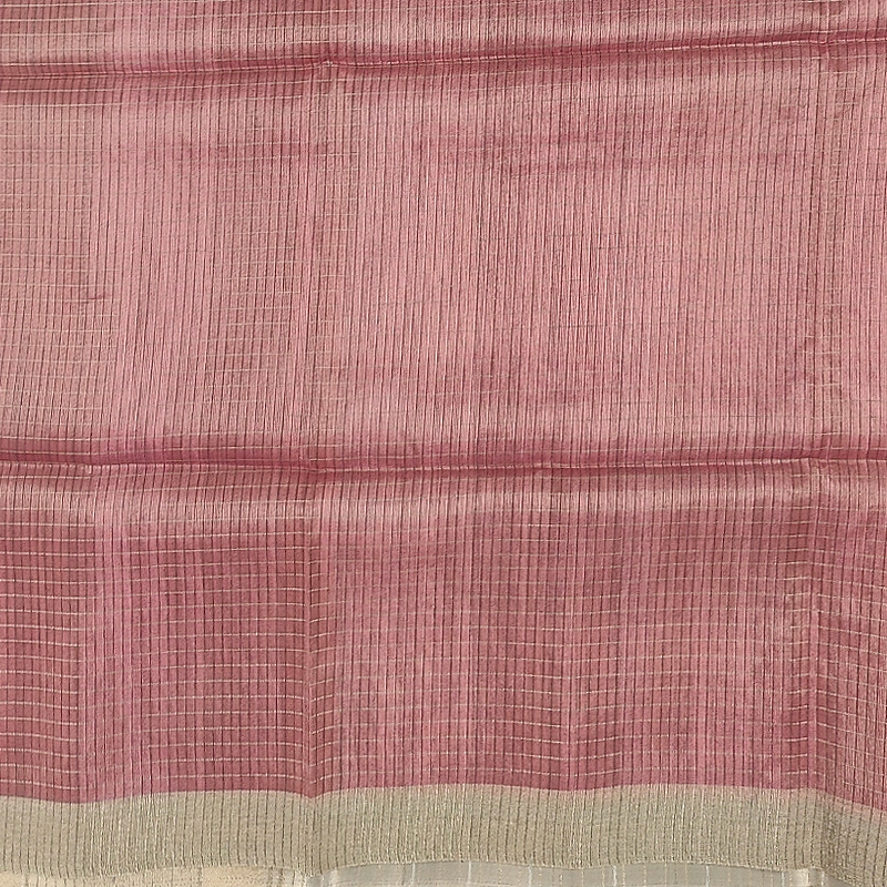 Hayagrivas Mild Red Fancy Cotton Saree SSCBF92F13-1