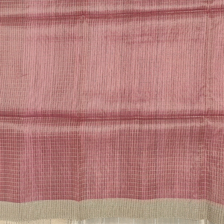 Hayagrivas Mild Red Fancy Cotton Saree SSCBF92F13-1
