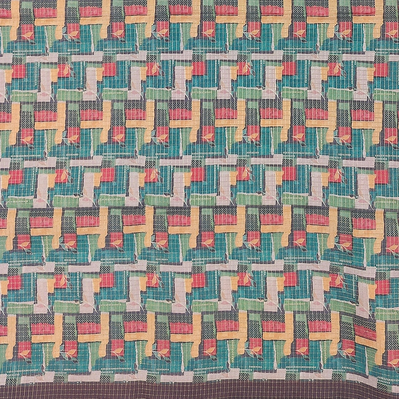 Hayagrivas Multicolour Fancy Cotton Saree SSCBF92F14-4