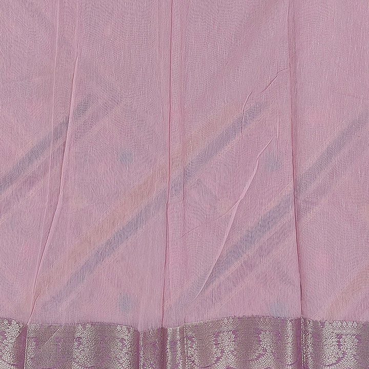 Hayagrivas Baby Pink Fancy Cotton Saree SSCBF99F5-4