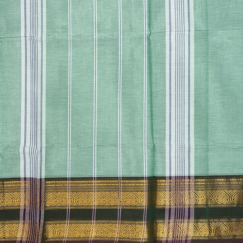 Hayagrivas Mint Green Handloom Chettinad Cotton Saree SSSBF131H1-13