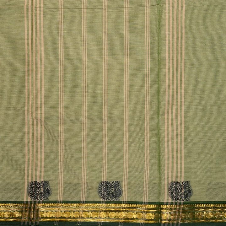 Hayagrivas Pastel Green Handloom Chettinad Cotton Saree SSSBF131H6-15