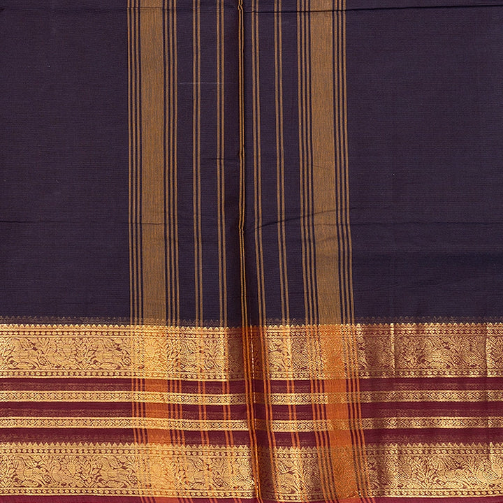 Hayagrivas Nagapazham Handloom Chettinad Cotton Saree SSSBF131H7-2