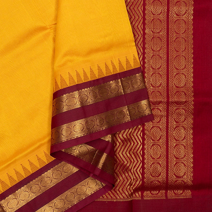 Hayagrivas Mambazham Yellow Pure Silk Cotton Saree SSCBF34D3-60