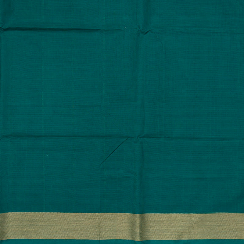 Hayagrivas Sea Green Handloom Kanchi Cotton Saree SSCBF104F1-6