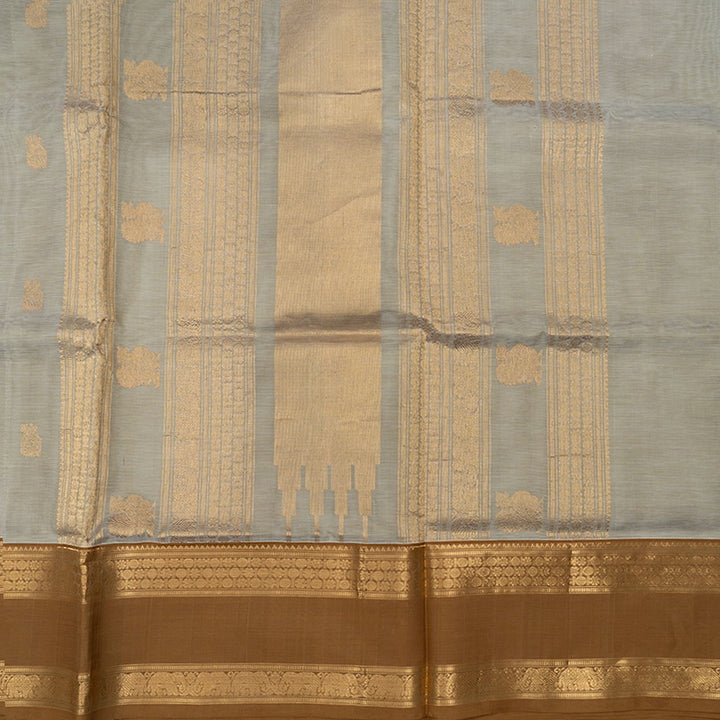 Hayagrivas Beige Kanchi Silk Cotton Saree SSCBF38D6-16