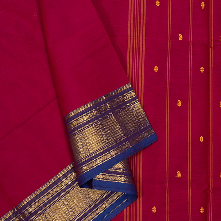 Hayagrivas Pink Handloom Chettinad Cotton Saree SSKBF86F1-74