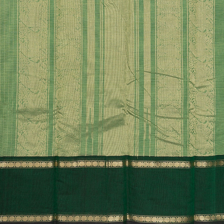 Hayagrivas Light Green Handloom Kanchi Cotton Saree SSCBF66E3-3