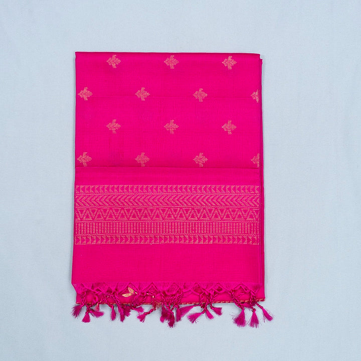 Hayagrivas Rani Pink Handloom Soft Silk Saree KBF190E1-9