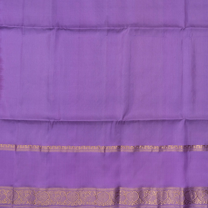 Hayagrivas Purple Handloom Soft Silk Saree KBF705G3-4