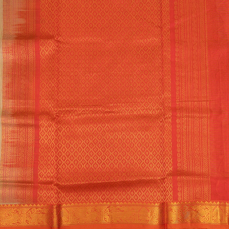Hayagrivas Pista Green Pure Silk Cotton Saree SSCBF13D10-1